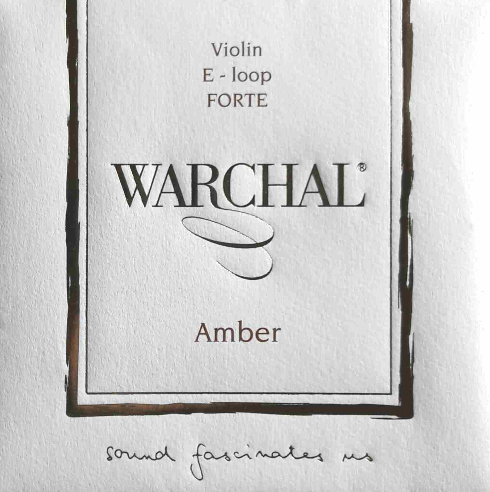 WARCHAL Amber houslová struna e2 loop