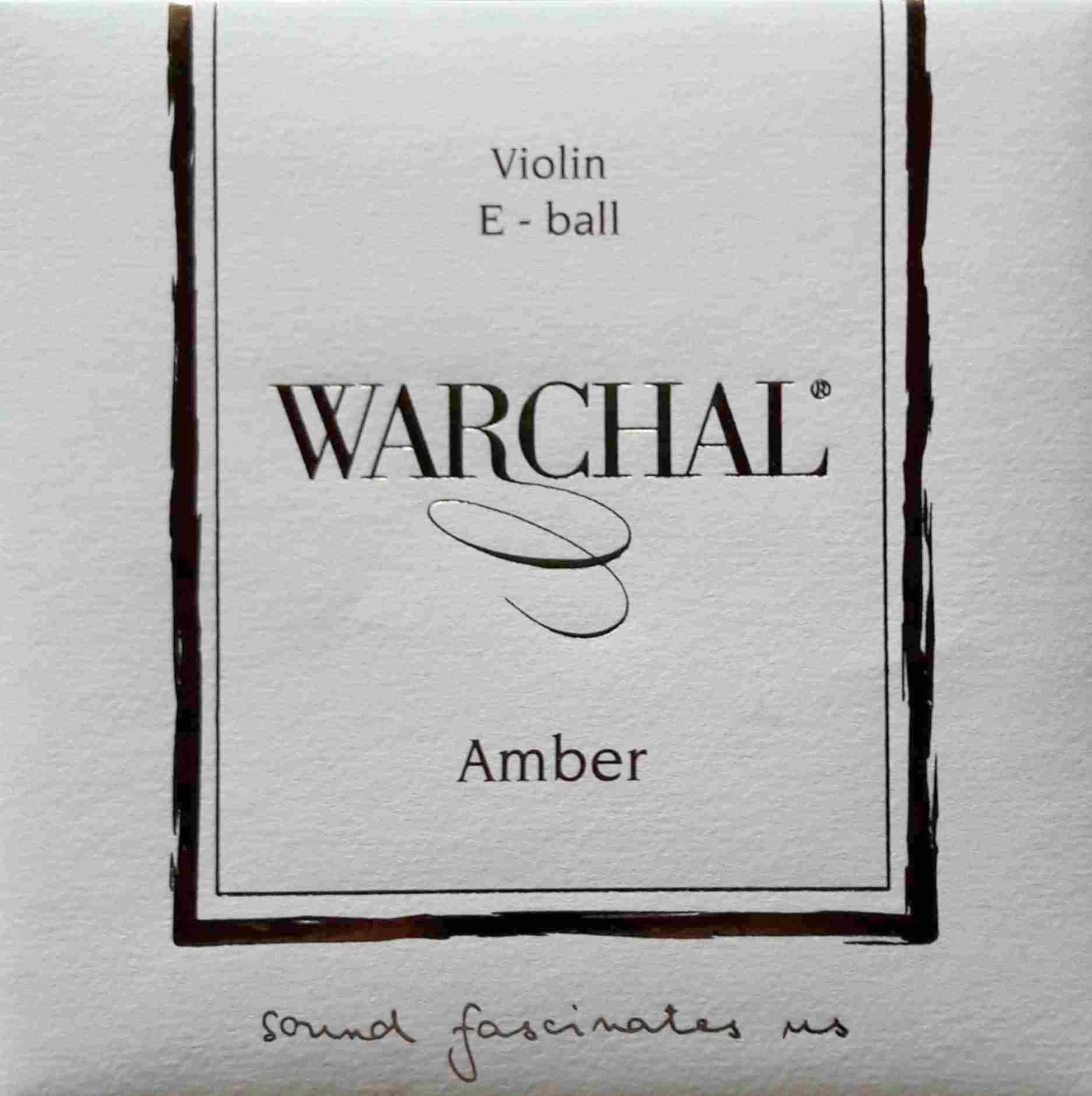 WARCHAL Amber houslová struna e2 ball