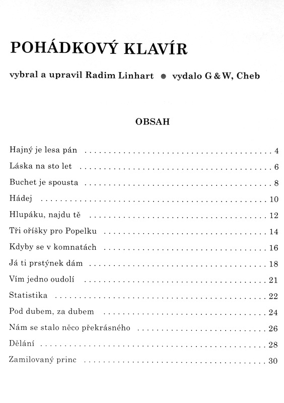 Radim LINHART - Pohádkový klavír