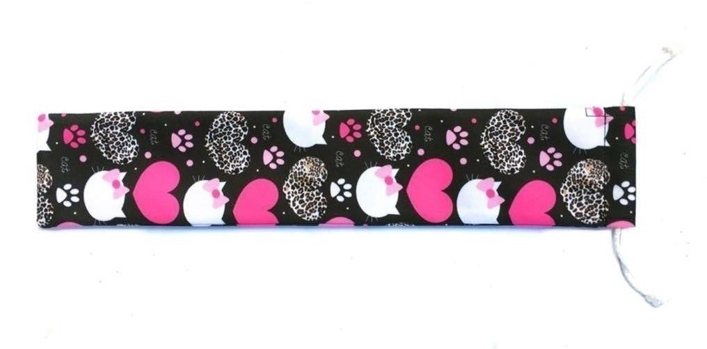 CEDROPS obal pro zobcovou flétnu, motiv CATS & HEARTS