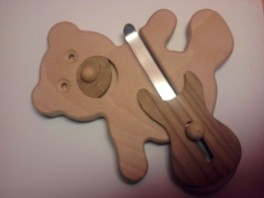 Medvídek "baskytarista"