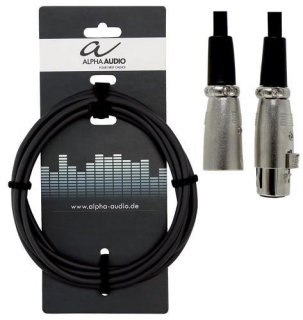 ALPHA AUDIO - mikrofonní kabel 9m XLR/f/ - XLR/m/