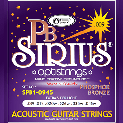 SIRIUS SPB1-0945, struny pro akustickou kytaru