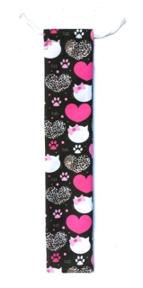 CEDROPS obal pro zobcovou flétnu, motiv CATS & HEARTS