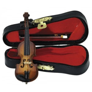 dárková miniatura - housle