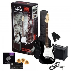 GEWApure VGS RC 100 el. guitar set BK