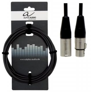 ALPHA AUDIO - mikrofonní kabel 6m XLR/f/ - XLR/m/